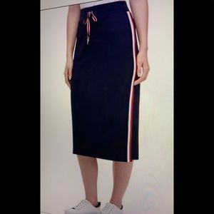 Tommy Hilfiger A-Line Sporty Midi-Skirt NWT
